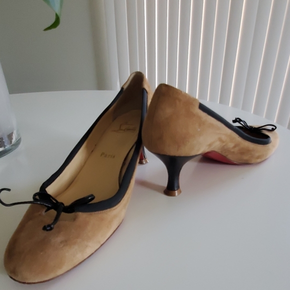 Christian Louboutin Shoes Christian Louboutin Kitten Heel Pumps